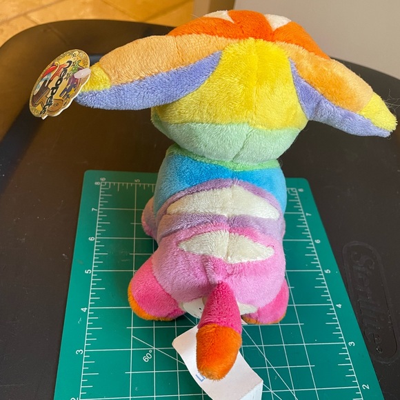 Neopets Rainbow Poogle Plushie from Limited Too 2005 - Picture 9 of 14